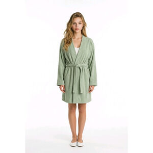 Sweet rain Sage Green Bath Robe Size1X